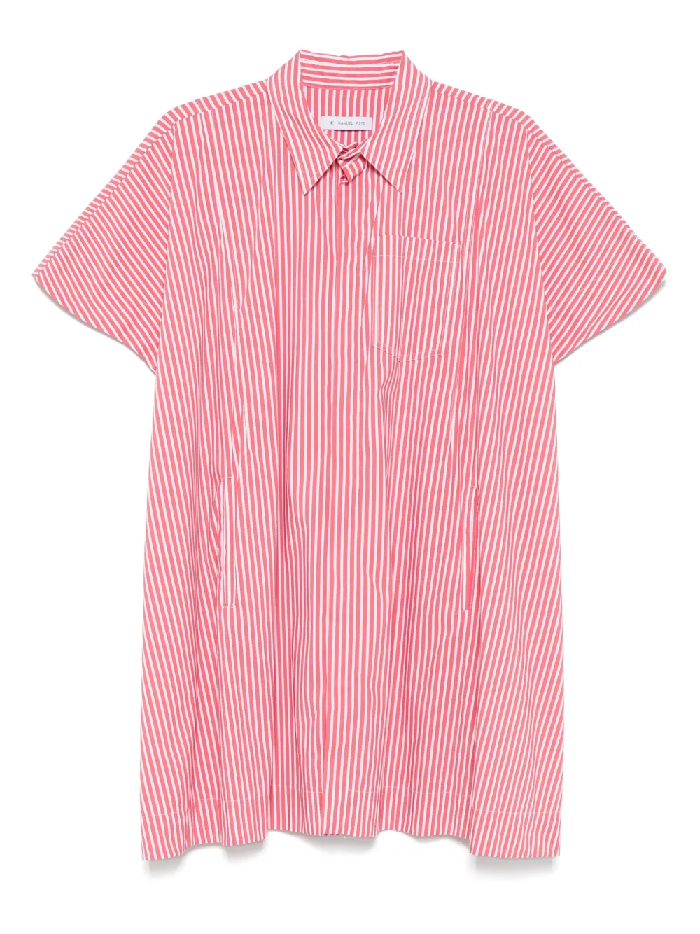 striped shirt dress