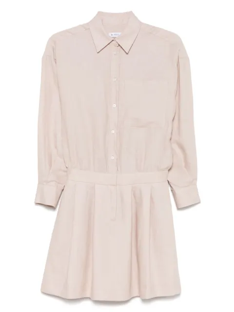 Manuel Ritz vestido camisero corto de lino