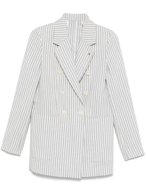 Manuel Ritz double-breasted striped blazer