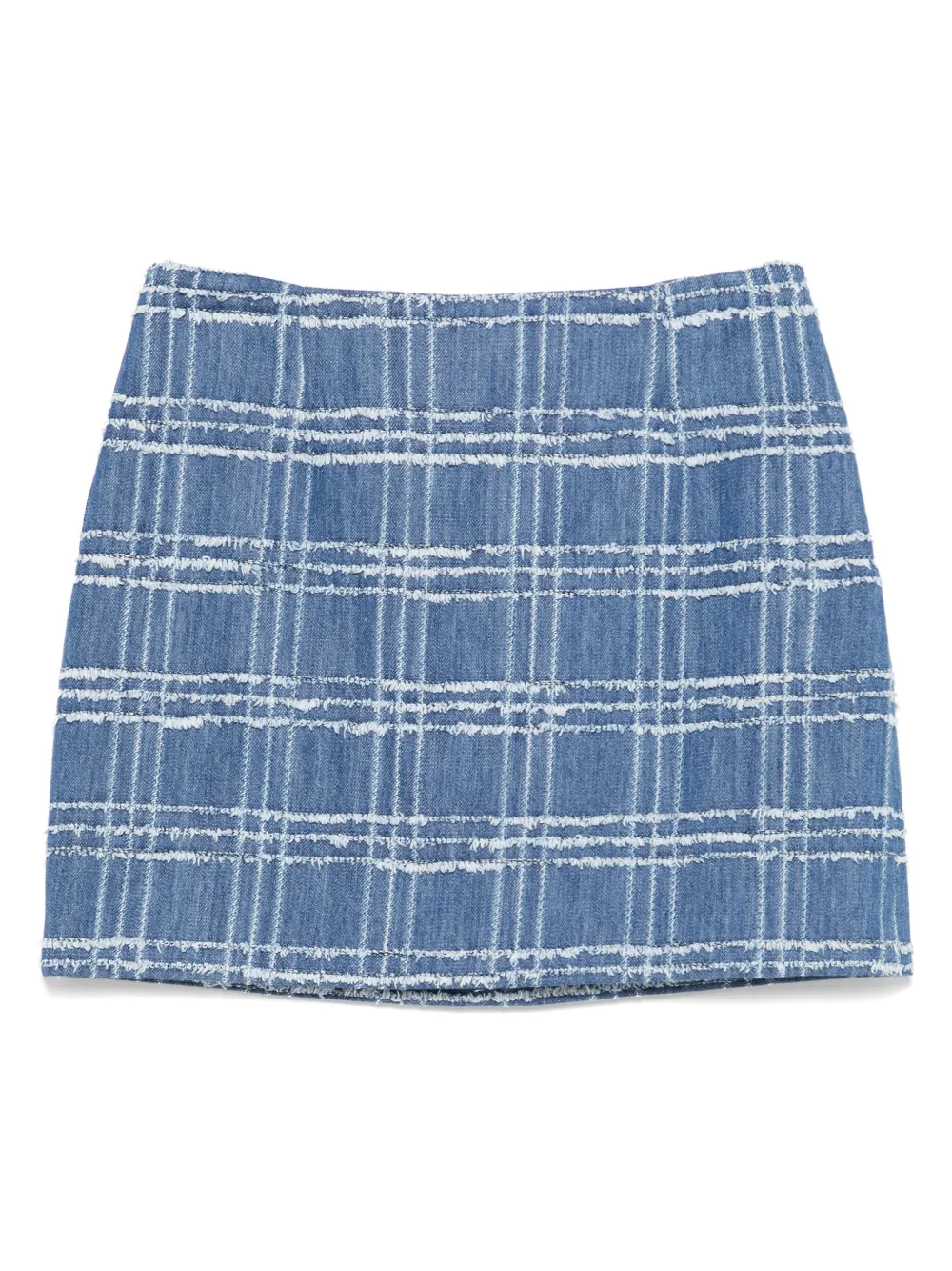 Manuel Ritz denim mini skirt Blauw