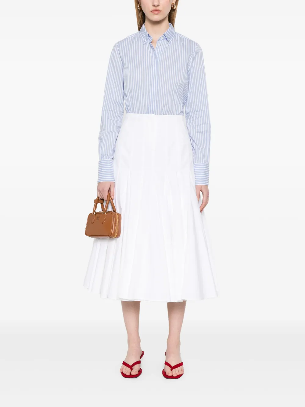 Manuel Ritz Gestreept blouse - Blauw