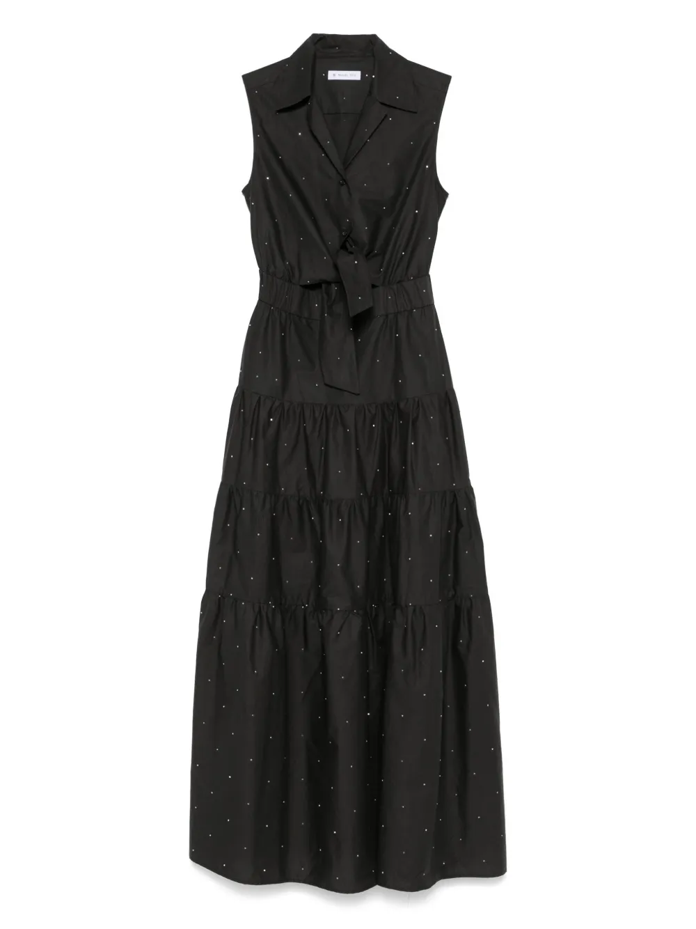 rhinestone-embellished maxi dress