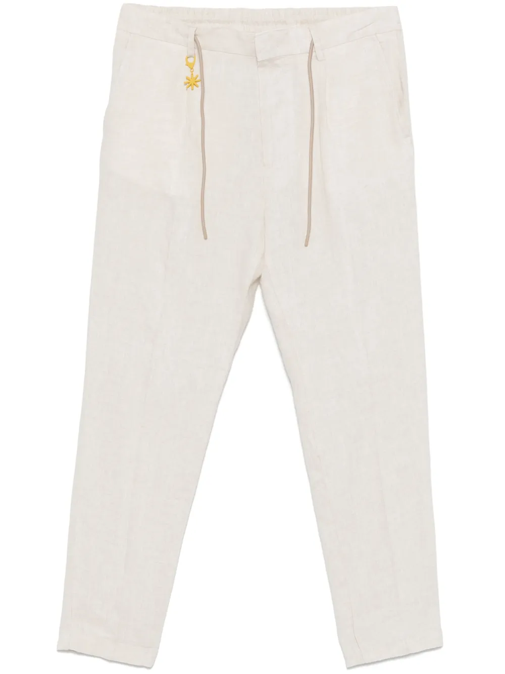 linen trousers