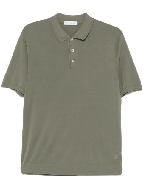 Manuel Ritz logo-embroidered polo shirt
