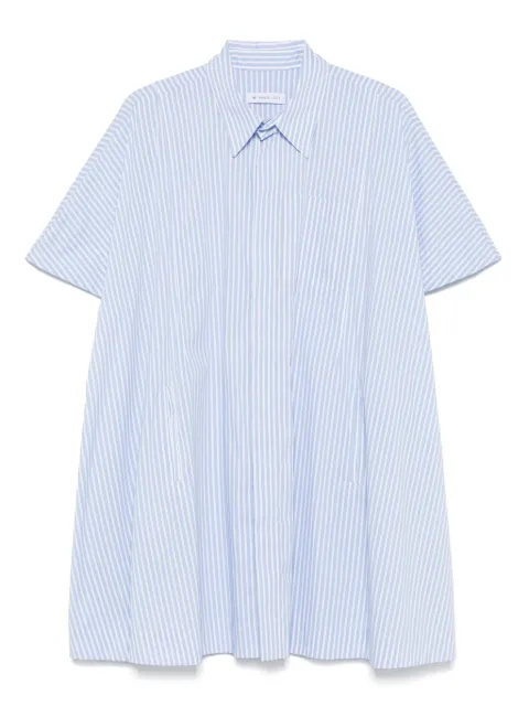 Manuel Ritz vestido camisero con rayas estampadas