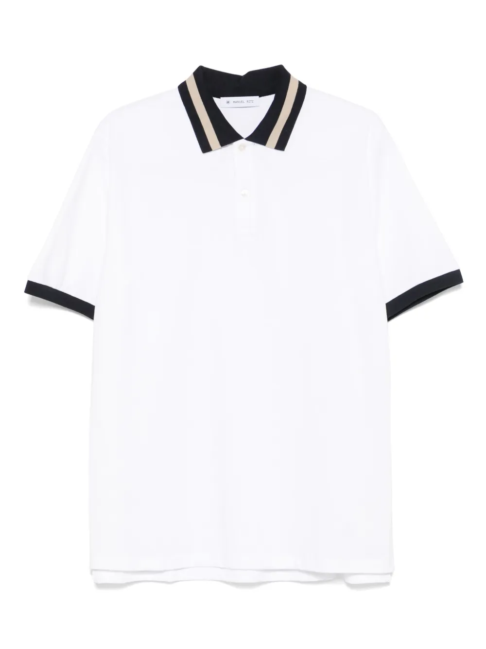Manuel Ritz logo-embroidered polo shirt | White | Image 1