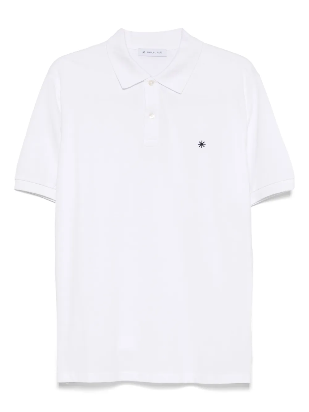 Manuel Ritz logo-embroidered polo shirt | White | Image 1