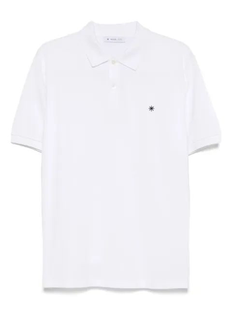 Manuel Ritz playera tipo polo con logo bordado