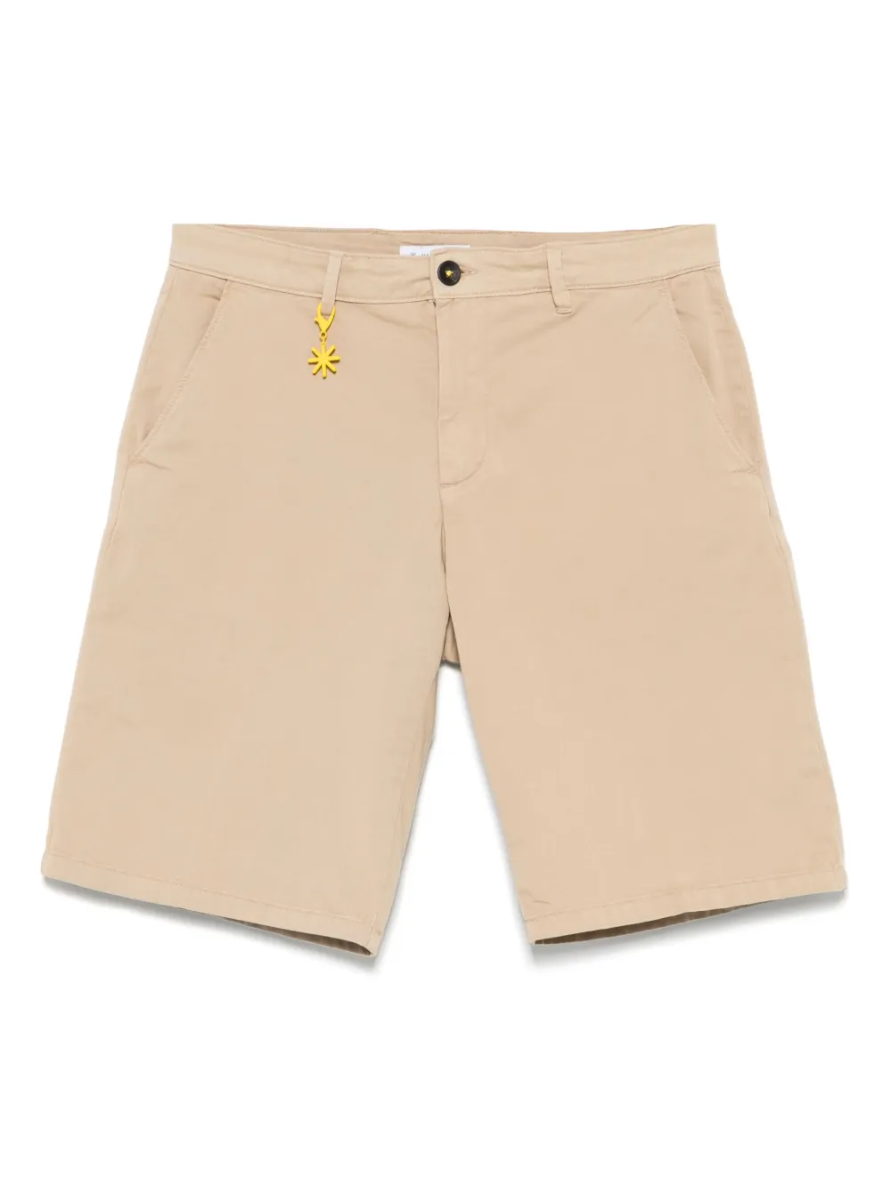 Manuel Ritz logo-appliqué shorts - ニュートラル Manuel Ritz logo-appliqué shorts - ニュートラル