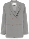 Manuel Ritz double-breasted wool blazer - Grey