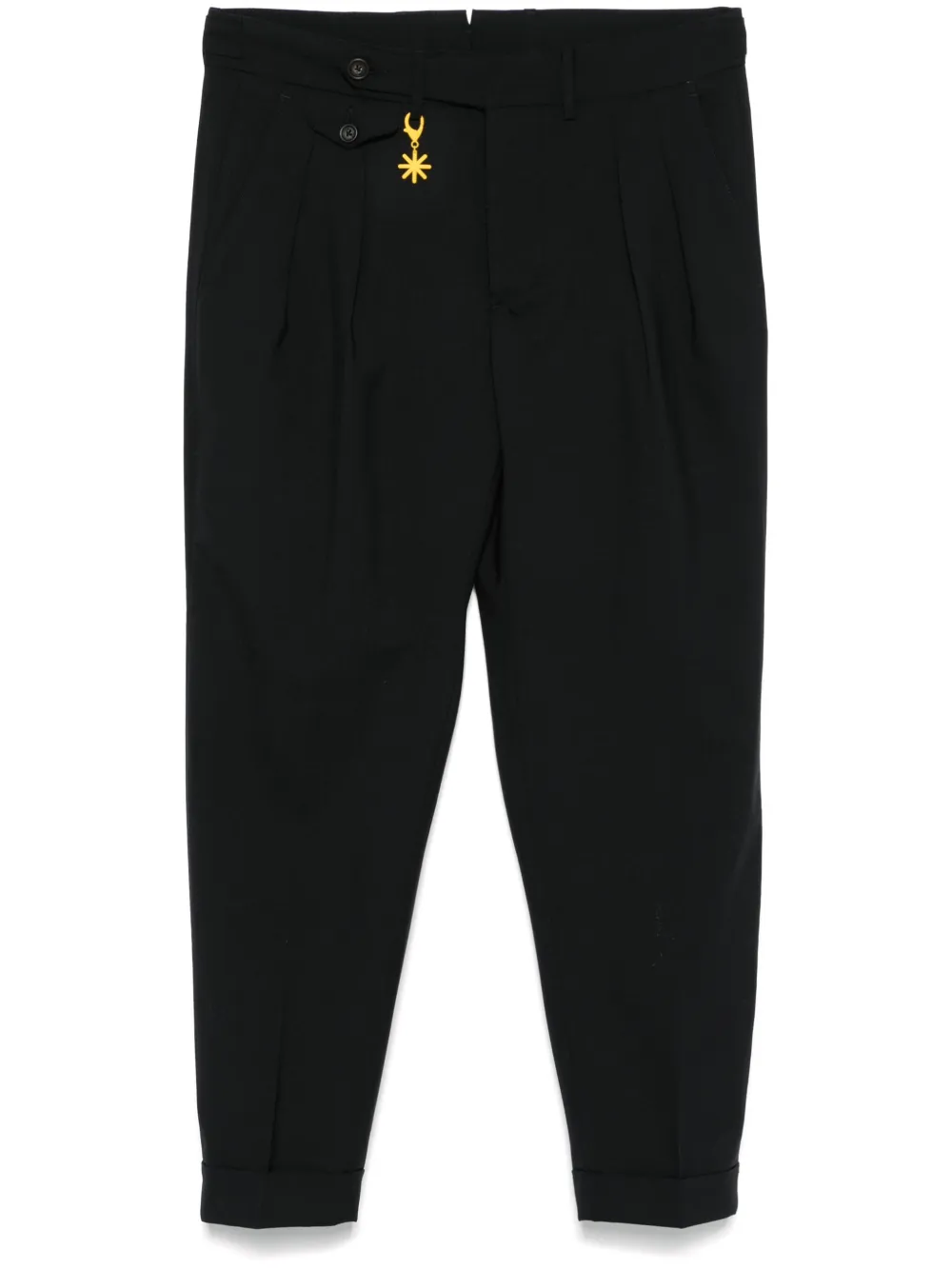 pleat-detailed trousers