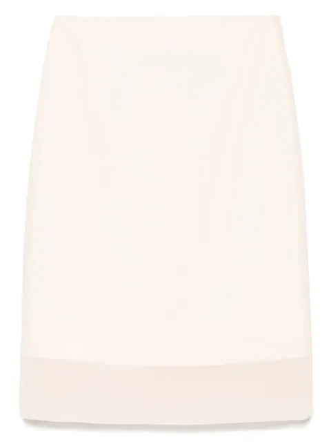Manuel Ritz falda midi de georgette