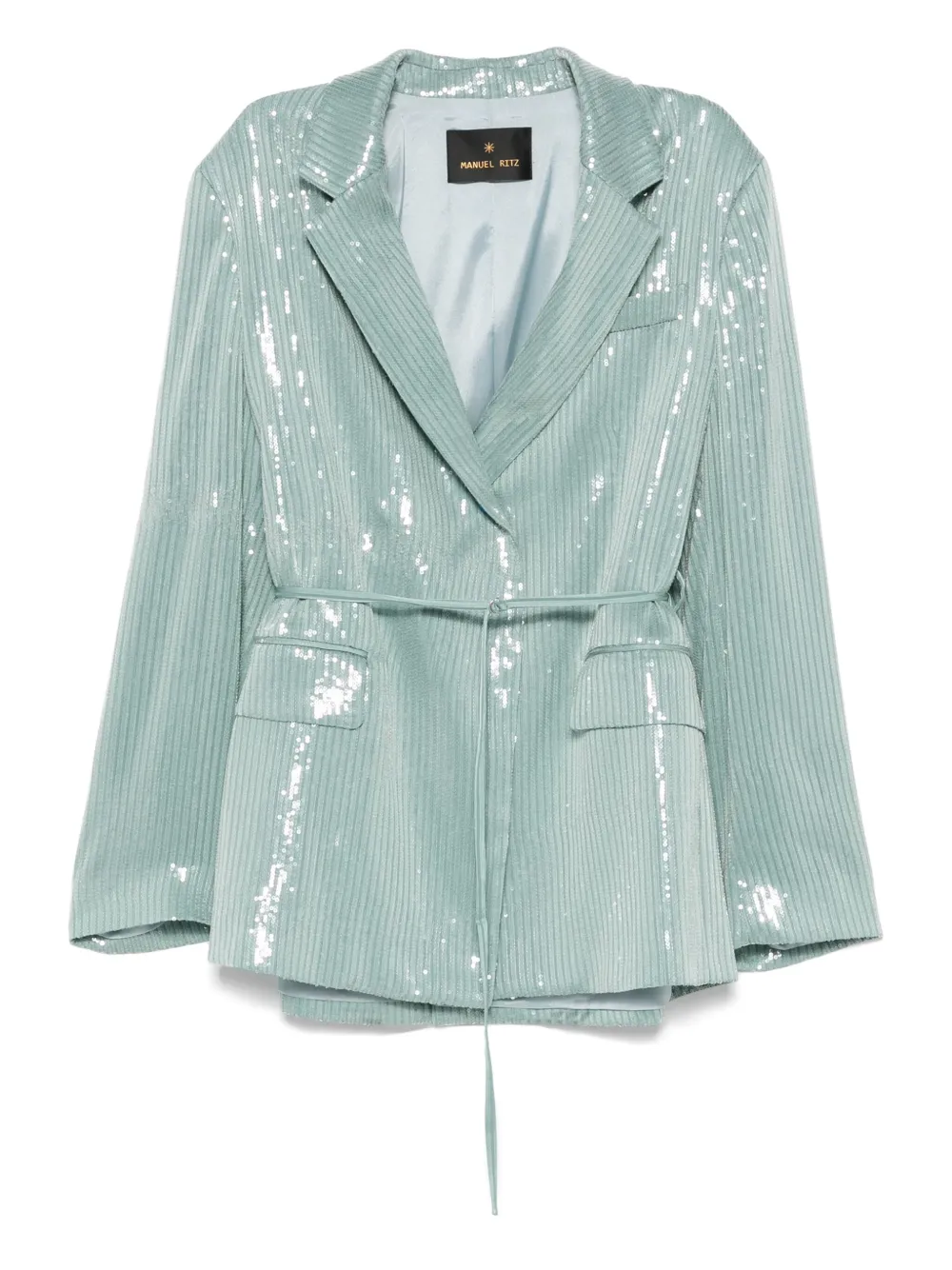 Manuel Ritz sequin-embellished blazer | Blue | Image 1