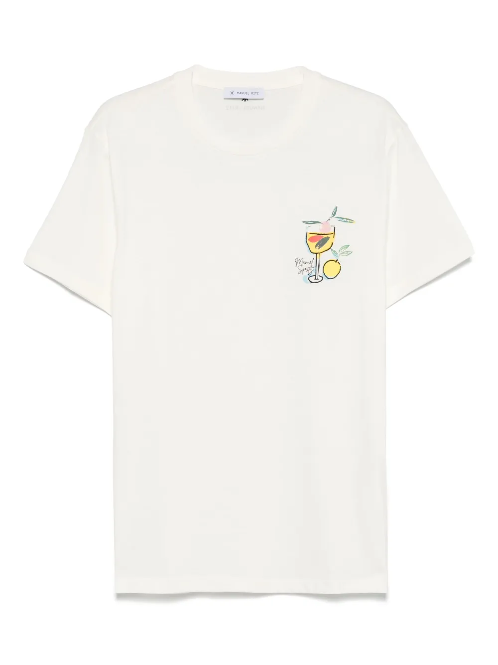 Manuel Ritz logo-motif T-shirt | White | Image 1
