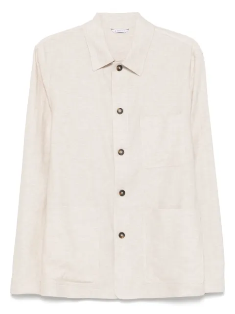 Manuel Ritz chevron shirt jacket