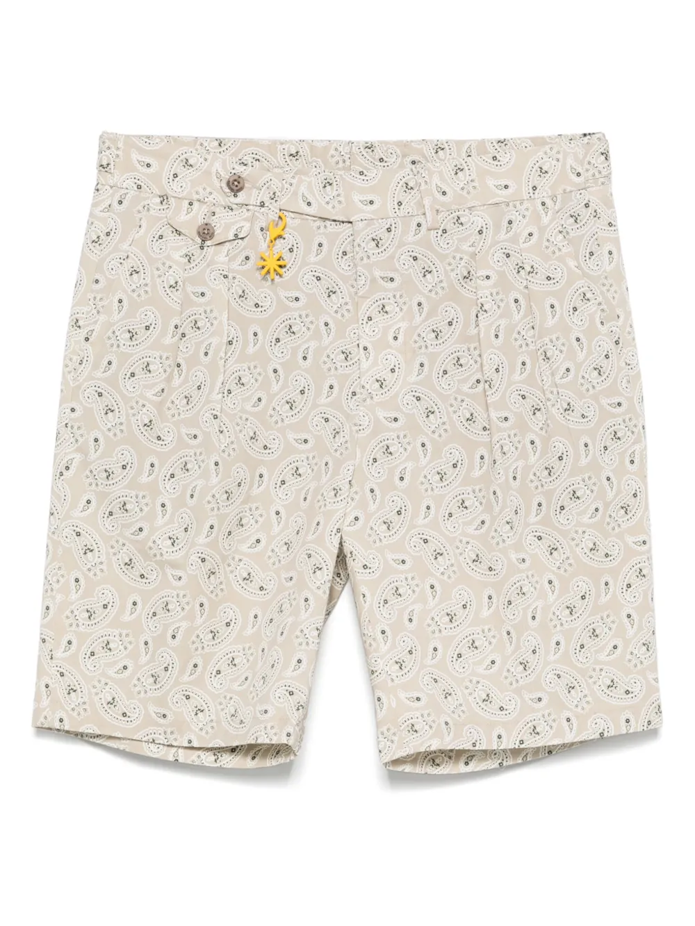 Manuel Ritz logo-appliqué shorts - ニュートラル Manuel Ritz logo-appliqué shorts - ニュートラル