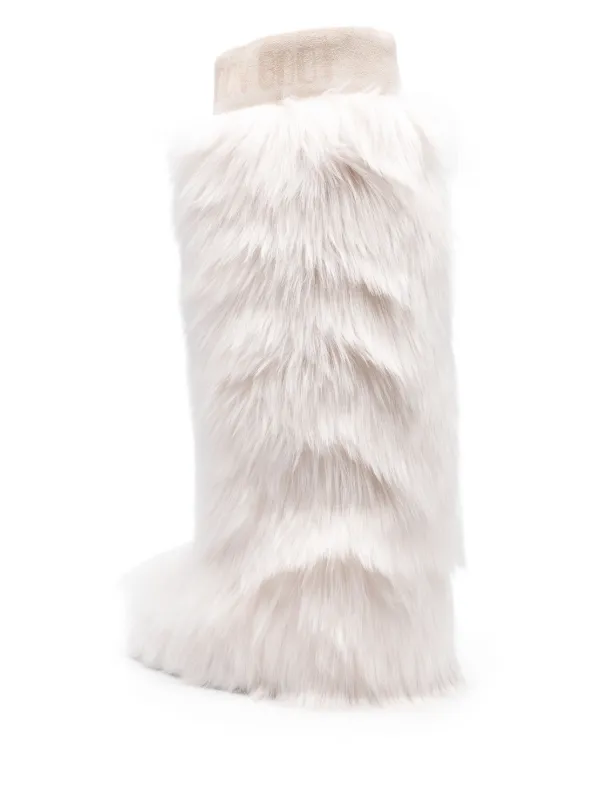 Moon Boot Icon Yeti Boots | Neutrals | FARFETCH