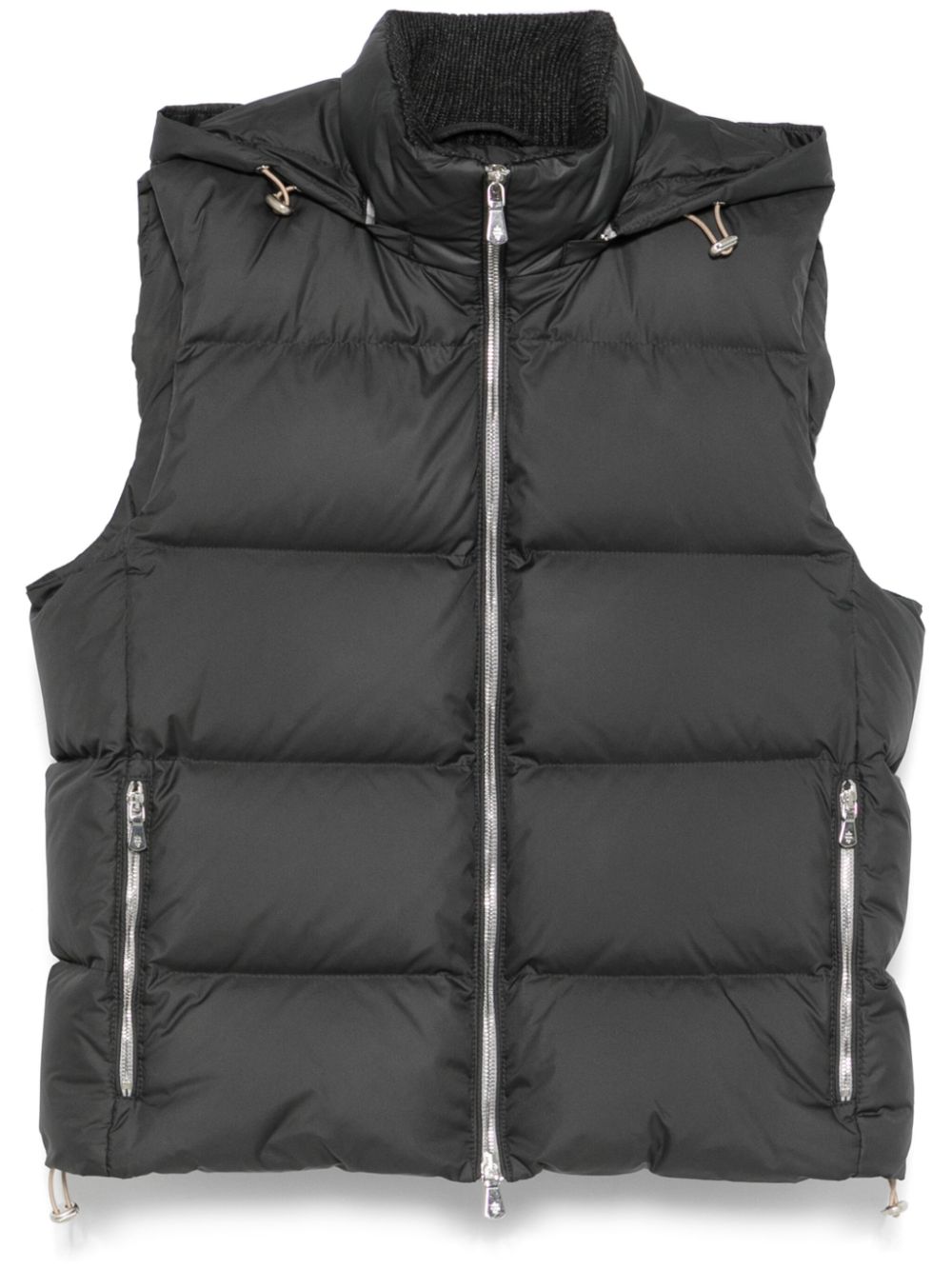 quilted gilet