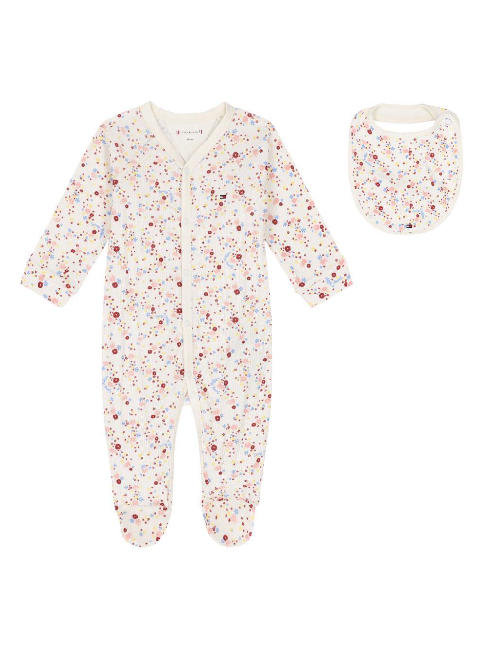 Tommy Hilfiger Junior floral baby set - White