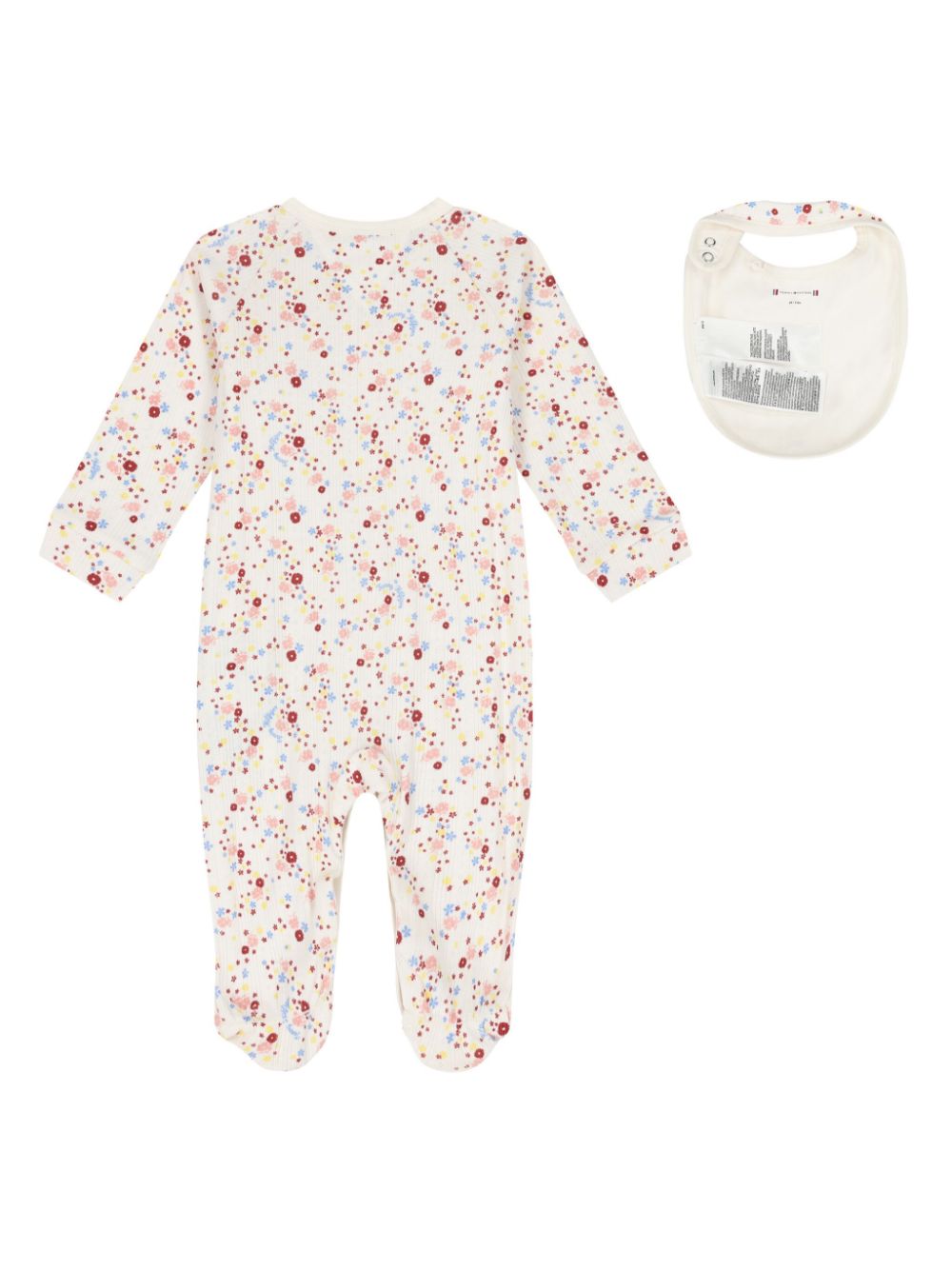 Tommy Hilfiger Junior Babypakje met bloemenprint - Wit