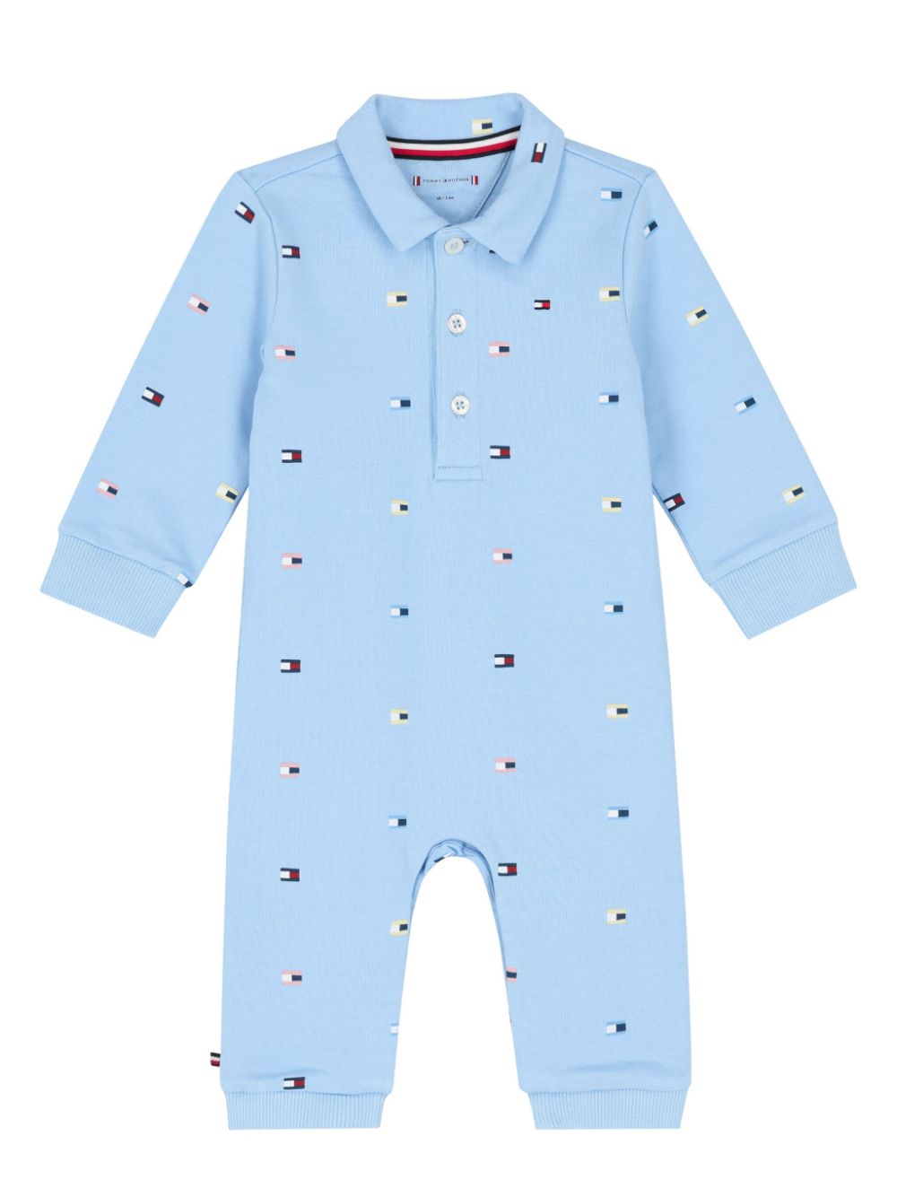 Tommy Hilfiger Junior logo-print romper - Blue