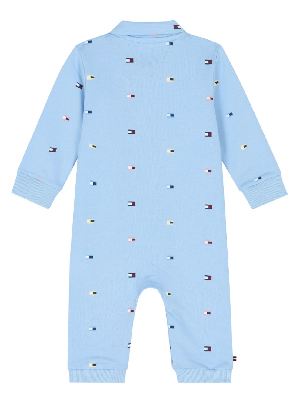 Tommy Hilfiger Junior logo-print romper - Blauw