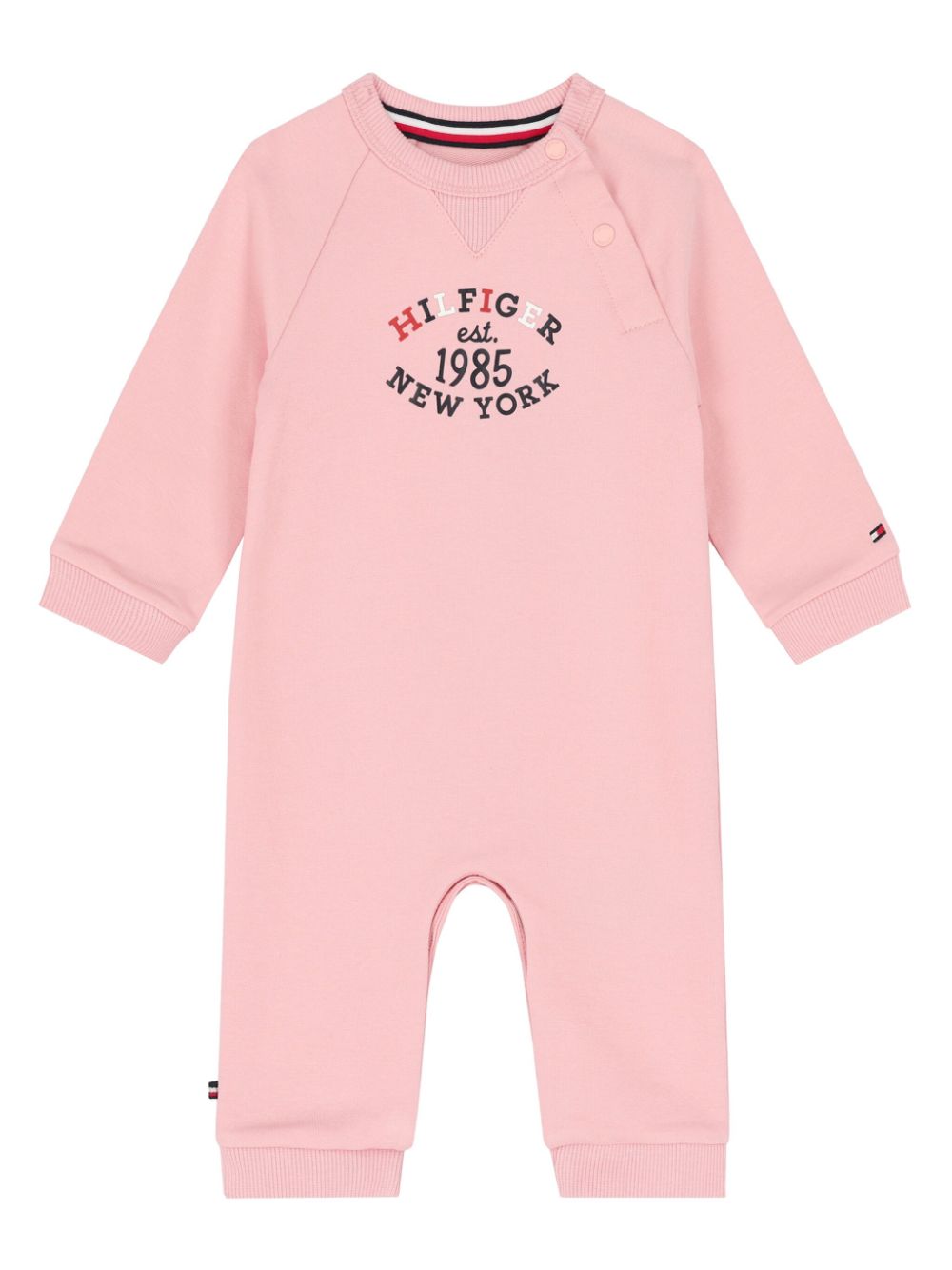 Tommy Hilfiger Junior logo-print romper - Pink