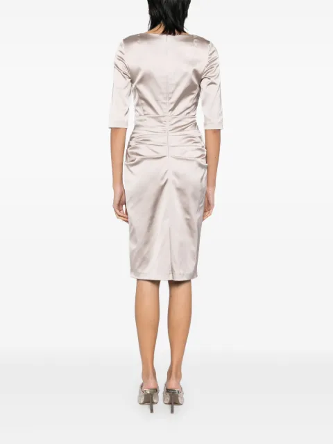 Talbot Runhof draped detailing dress OS0150011200A - 3