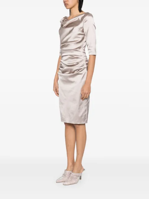 Talbot Runhof draped detailing dress OS0150011200A - 2