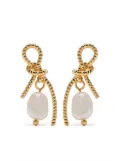 Kenneth Jay Lane bow fresh earring - Neutrals