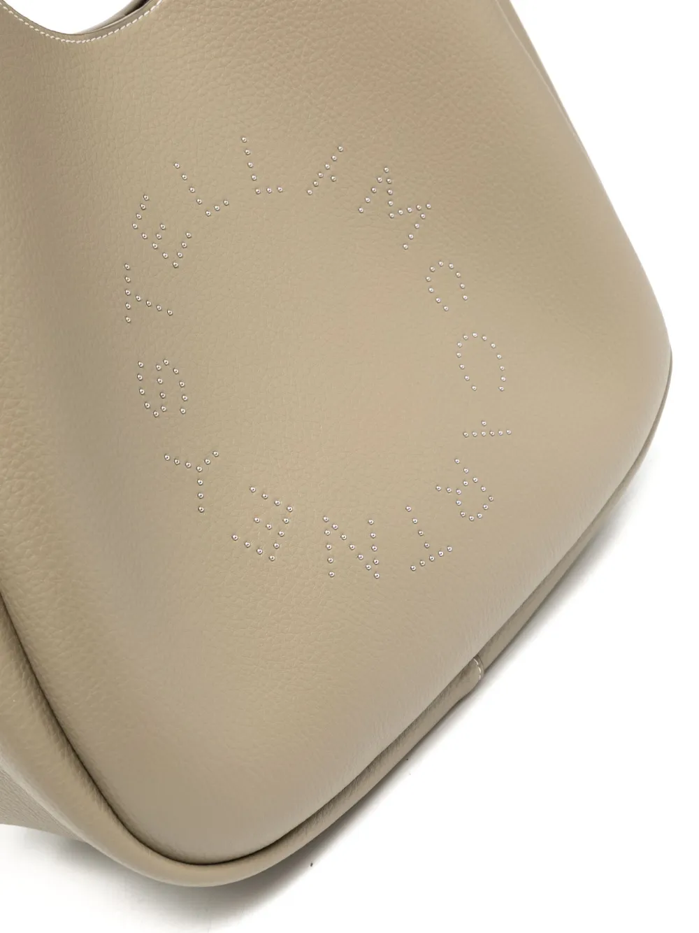 Stella McCartney Hobo shopper met logo Beige
