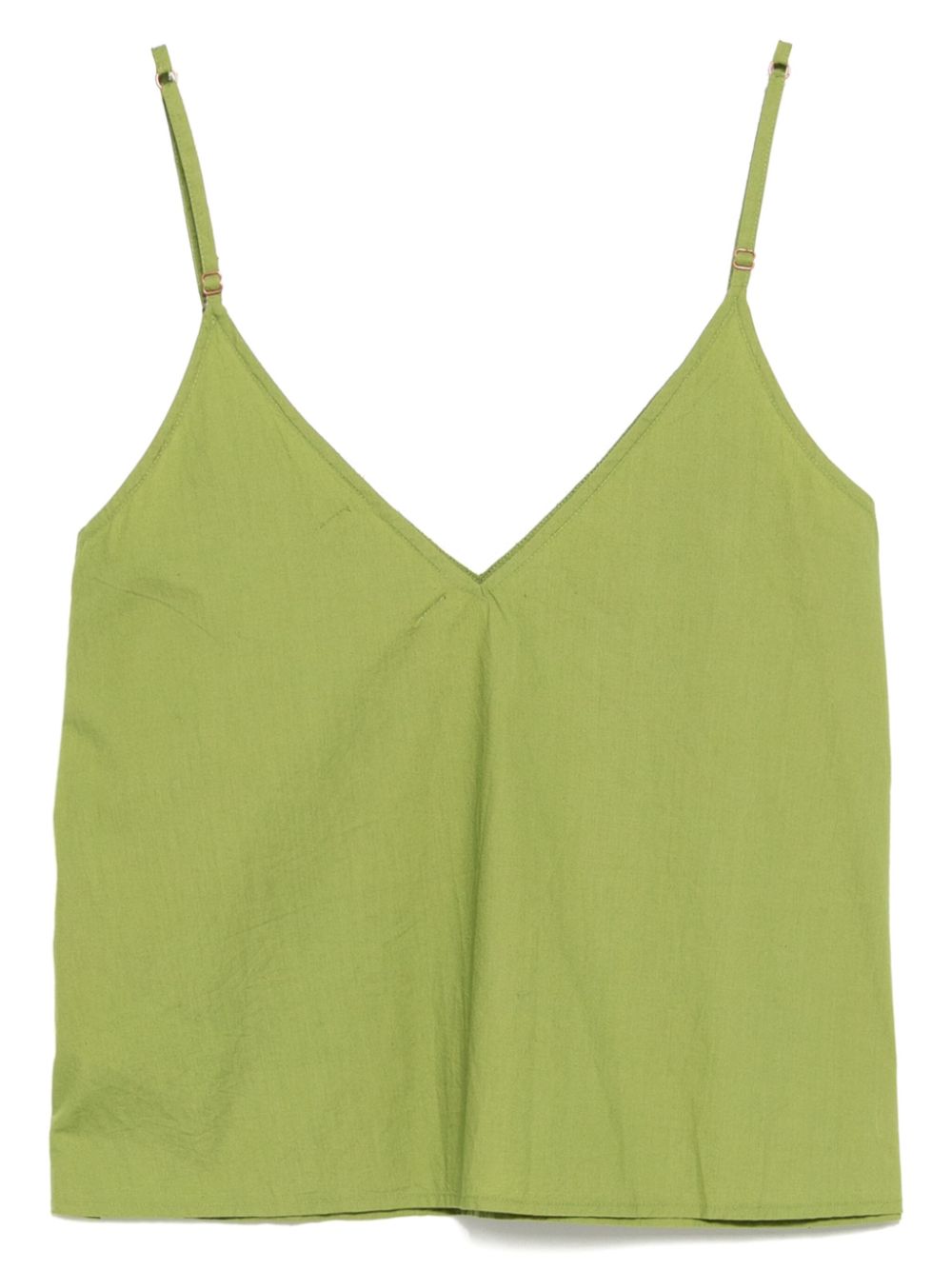 Desmond & Dempsey poplin cami top - Groen