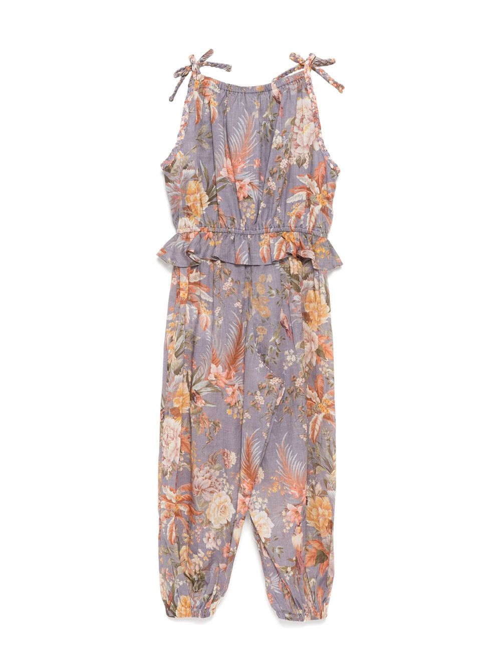 ZIMMERMANN Kids Jumpsuit met bloemenprint - Paars