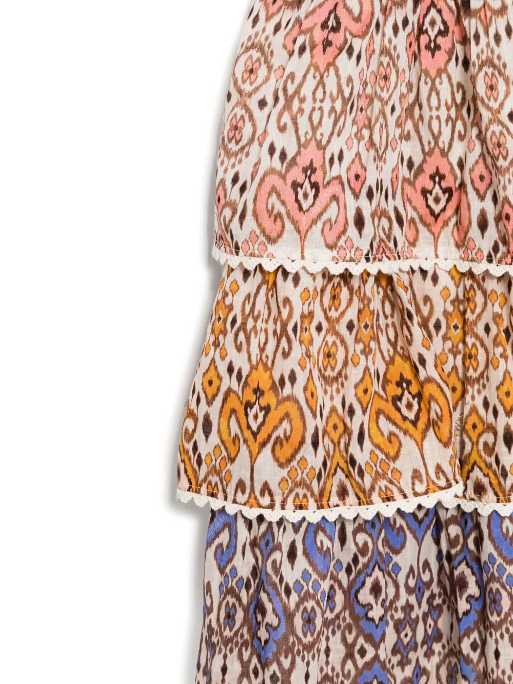 ZIMMERMANN TIERED SHIRRED DRESS