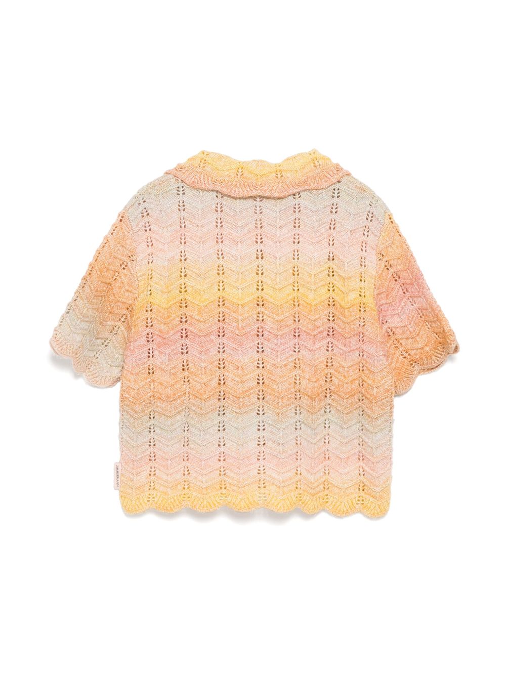 ZIMMERMANN Kids classic collar cardigan - Orange