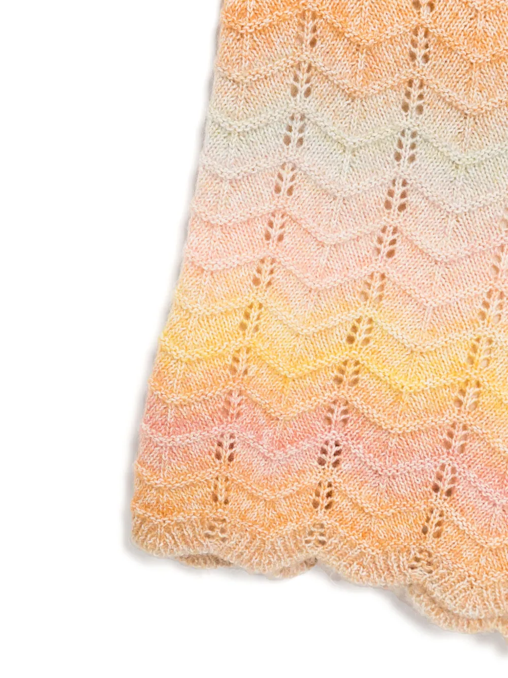 ZIMMERMANN Kids Tallow gebreide shorts Oranje