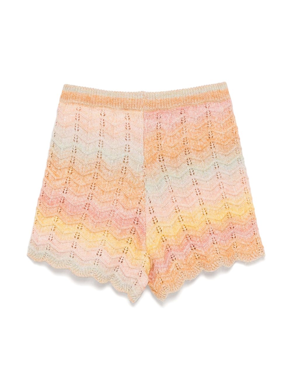 ZIMMERMANN Kids ZIM TALLOW KNIT SHORT - Orange