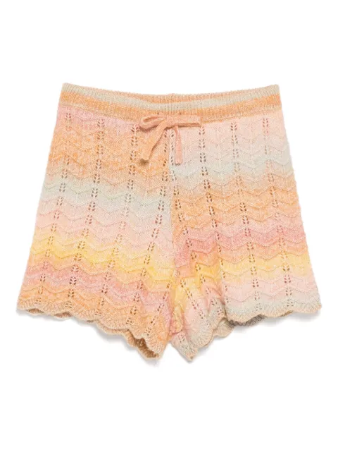 ZIMMERMANN Kids shorts tejidos Tallow
