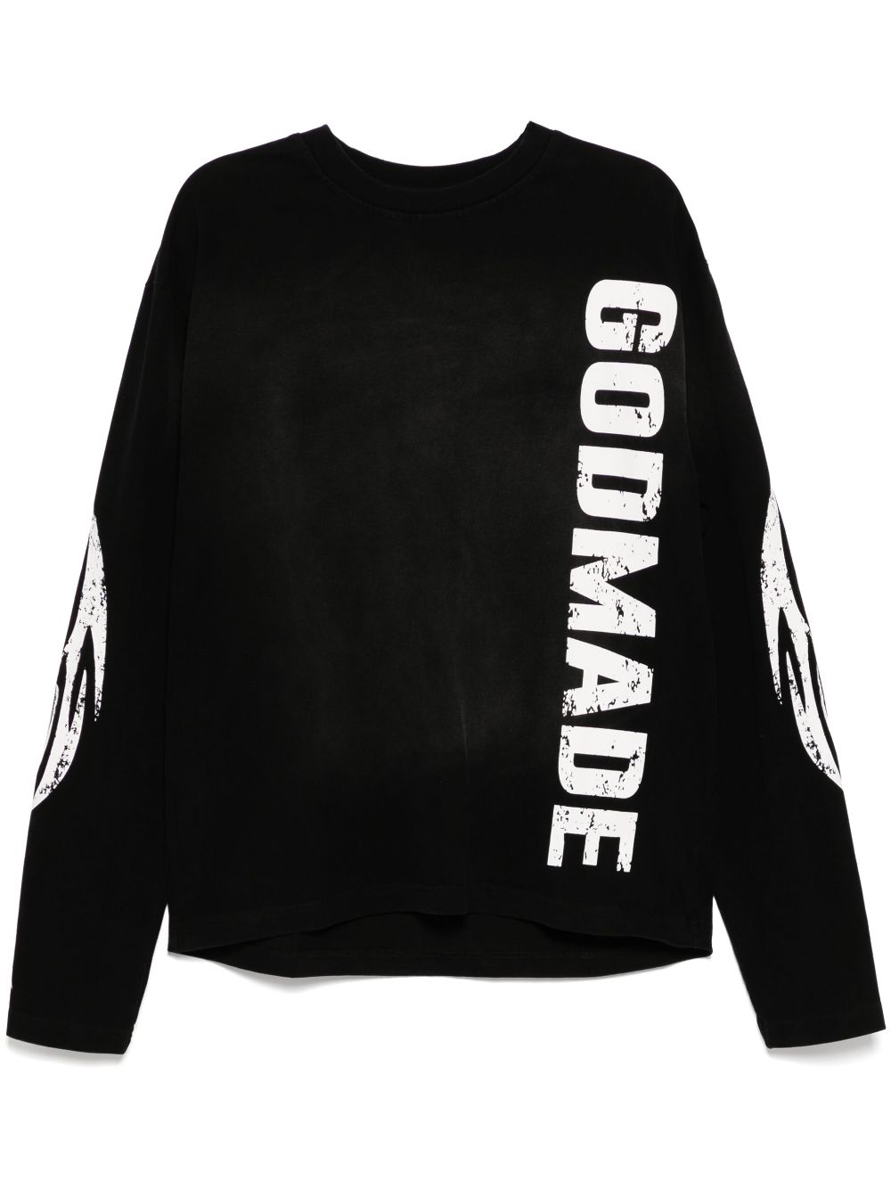 GODMADE logo print T-shirt - Black