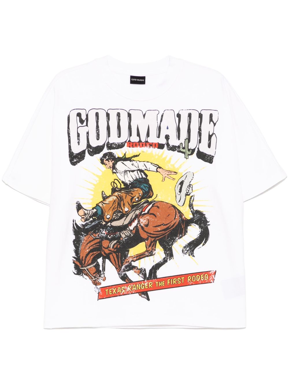 GODMADE graphic print T-shirt - White