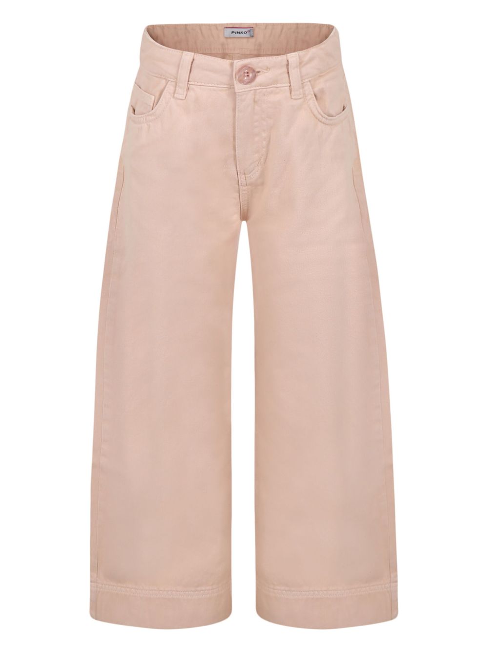 Pinko Kids Jeans met wijde pijpen Roze