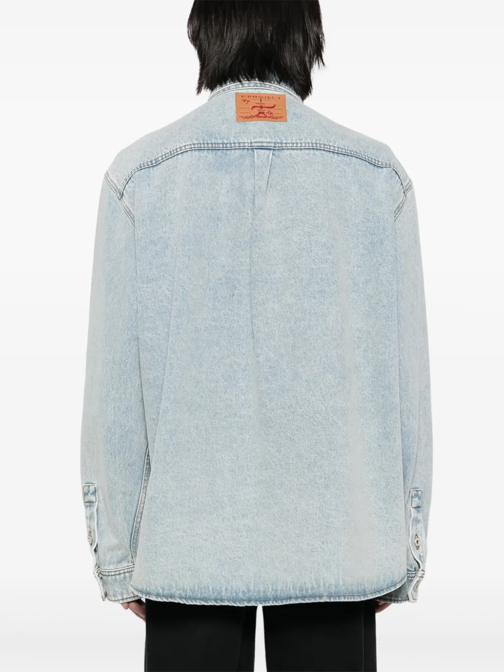Y Project Evergreen shirtjack Blauw