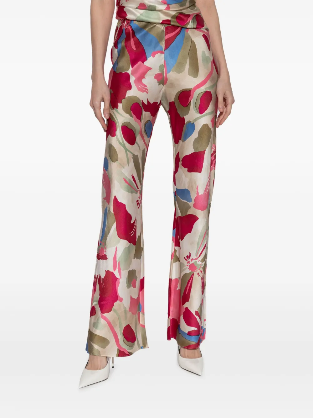 Cult Gaia Stacie straight broek Roze