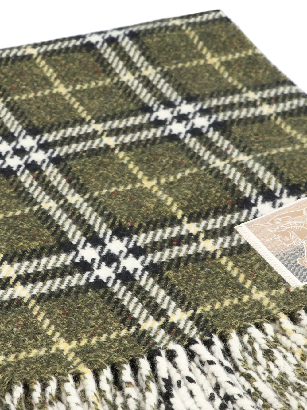 Burberry Geruite sjaal - Groen