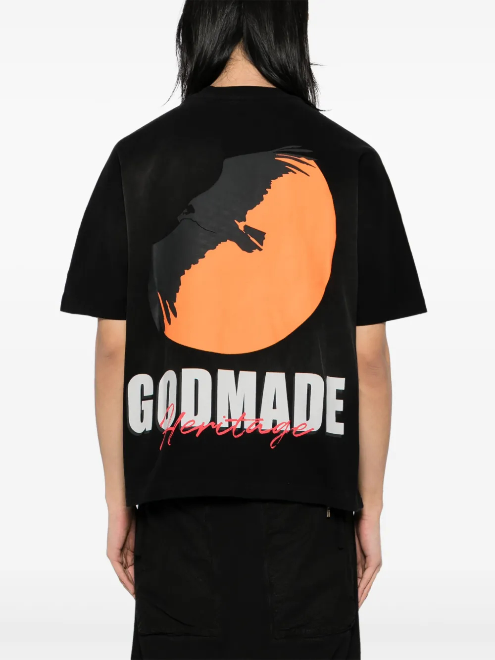 Godmade Heritage T-shirt In Black