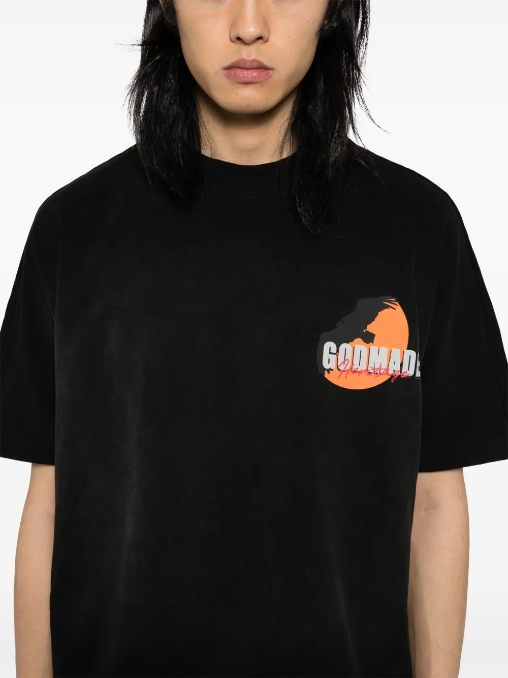 Godmade Heritage T-shirt In Black