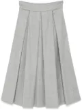 Eleventy pleated midi dress - Grey