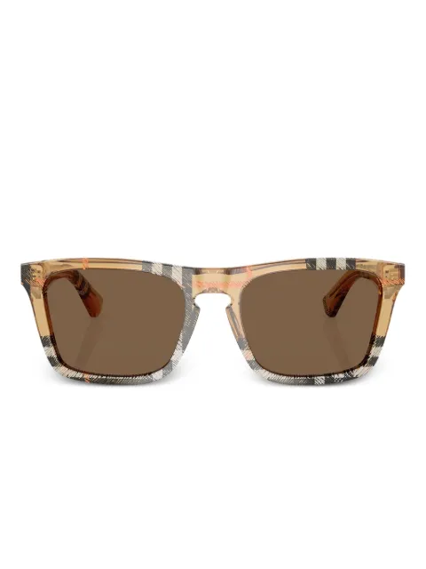 Burberry Eyewear lunettes de soleil carrées à carreaux