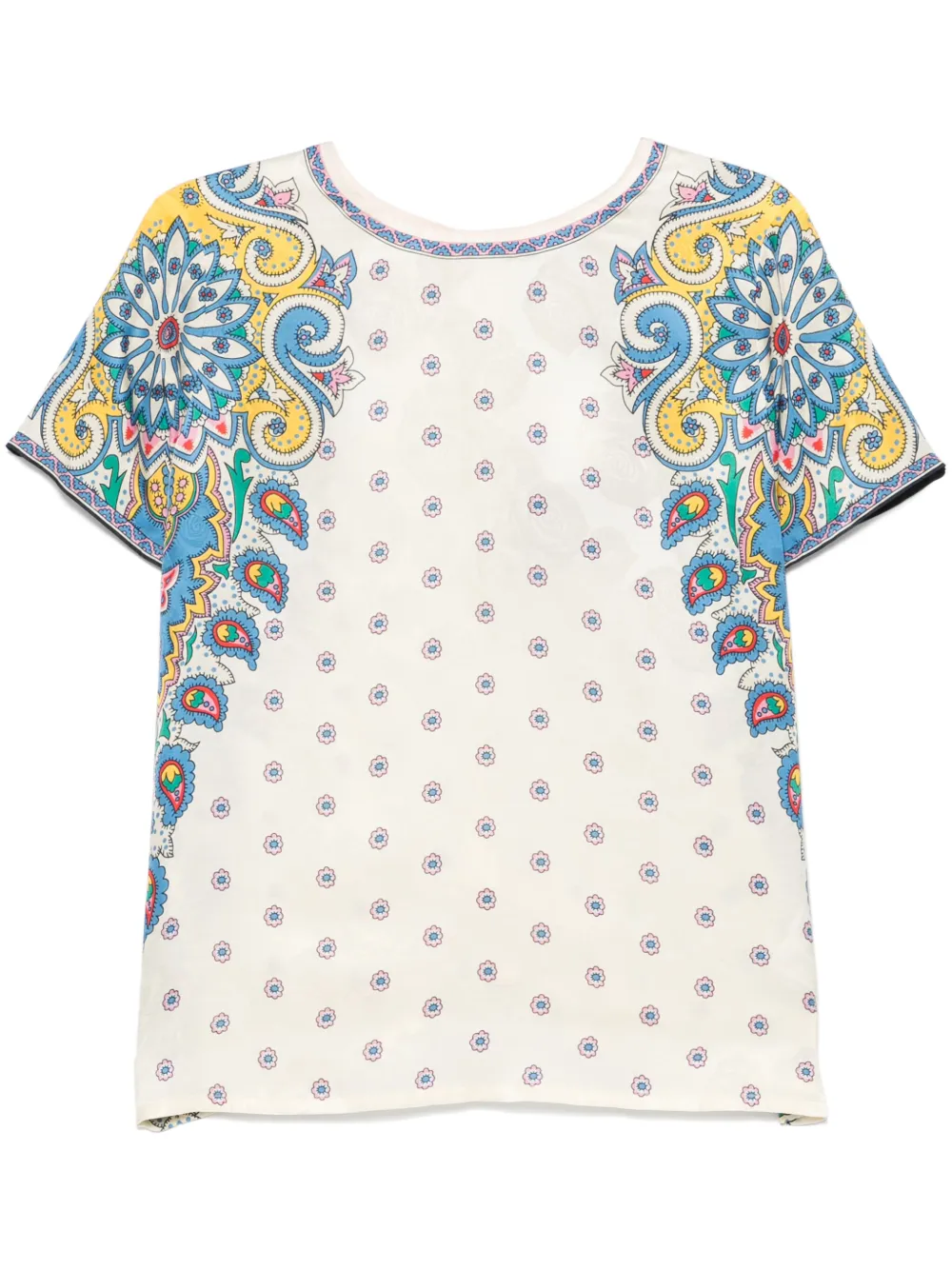 paisley-print T-shirt