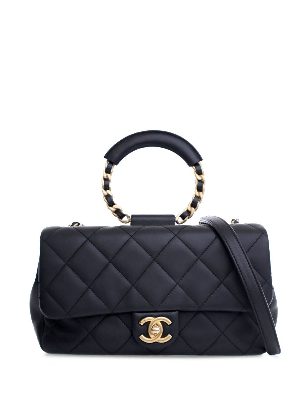 CHANEL 2019 Medium Lambskin In The Loop Flap satchel Women